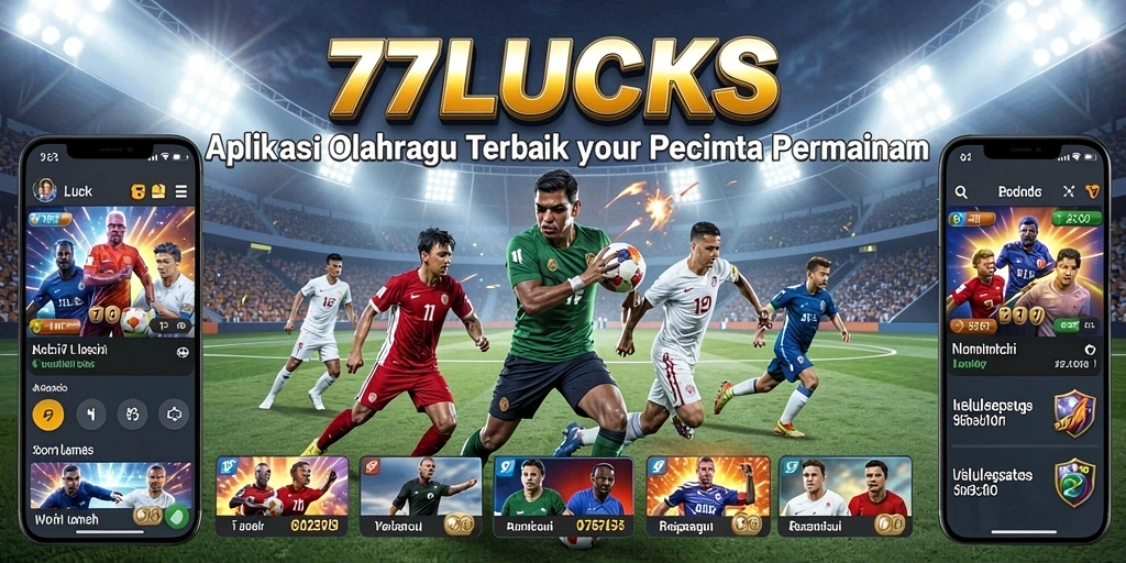 Screenshot 77LUCKS: Menampilkan gameplay olahraga yang menegangkan.