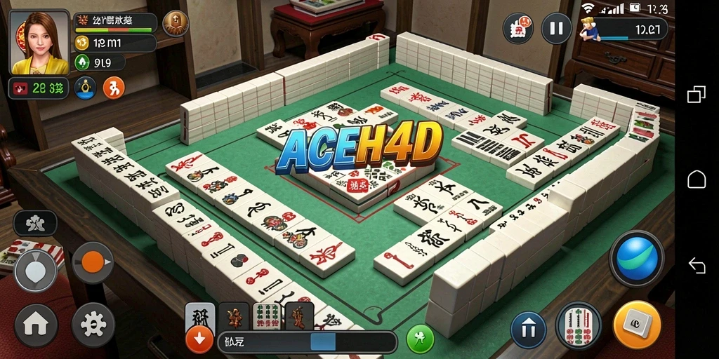 Tampilan menarik saat bermain Mahjong di ACEH4D.