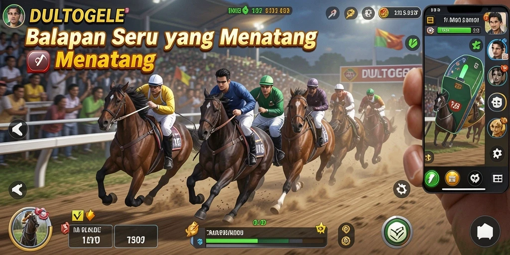 Tampilan gameplay penuh aksi dari DULTOGEL yang menegangkan.