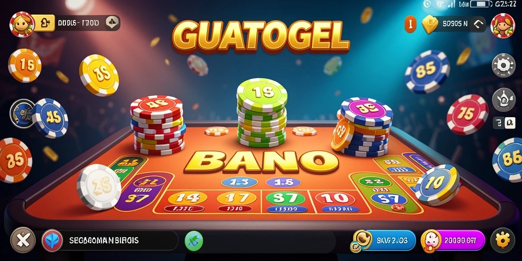 Screenshot utama GUATOGEL menampilkan gameplay seru Bingo.