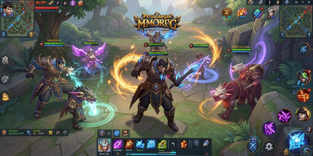 Tangkapan layar menampilkan gameplay epik dalam RVIP3 yang penuh aksi.