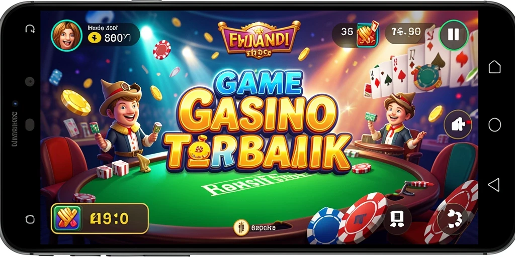 Screenshot utama T6 menunjukkan fitur permainan Kasino yang seru dan menarik.