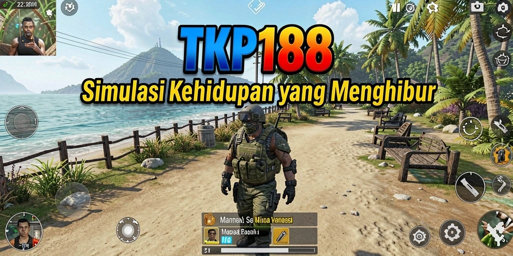 Tampilan gameplay TKP188 dengan interaksi karakter yang menarik.