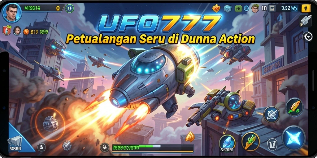 Gameplay Action yang intens dan seru di UFO777.